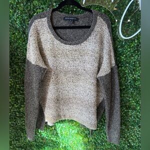 French Connection Two-Tone Crew Neck Sequin Sweater